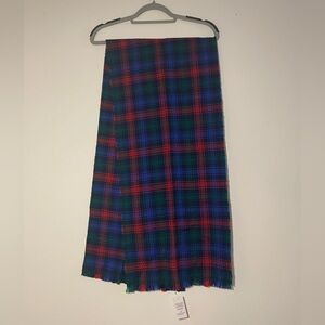 Plaid Tartan Scarf - Red, Blue, and Green